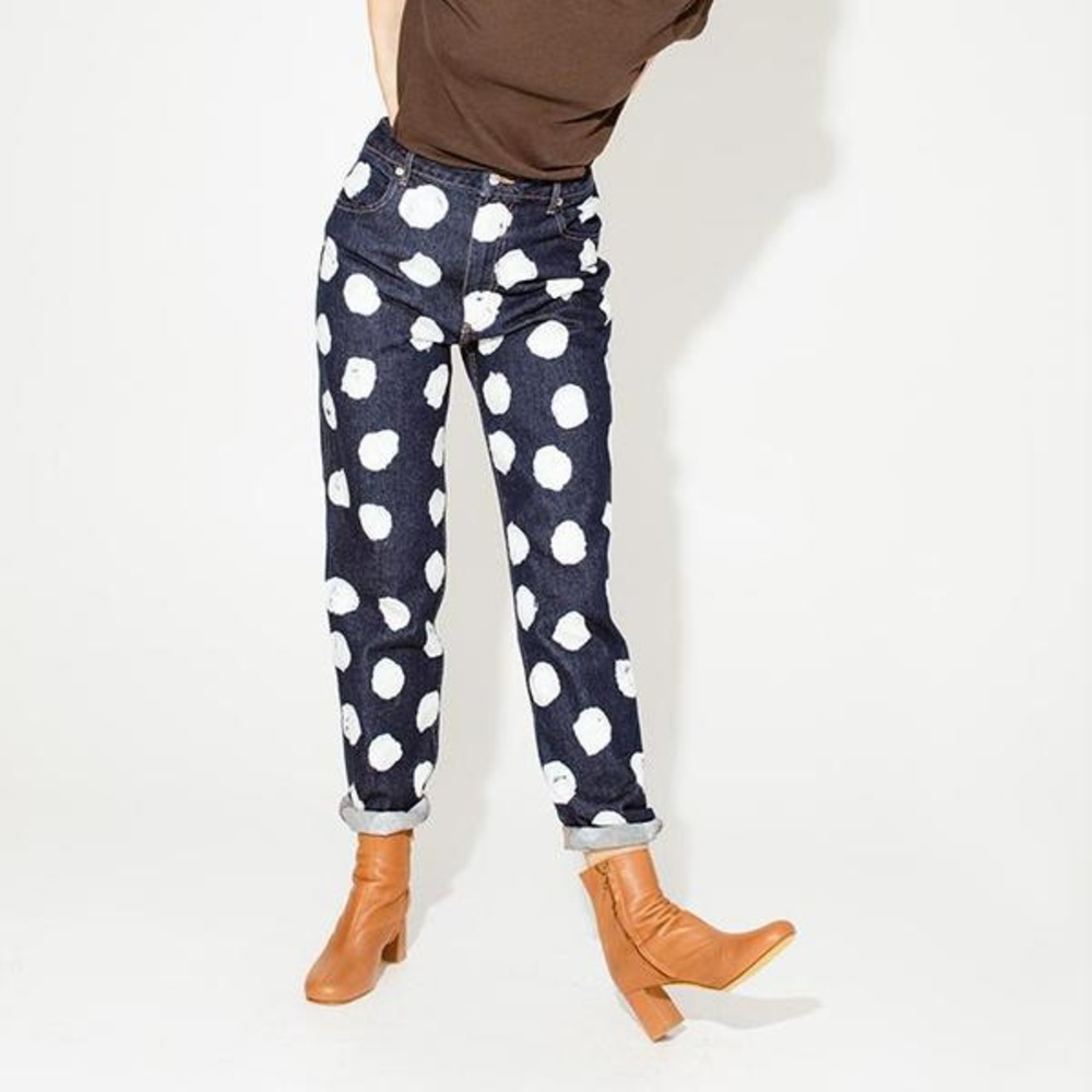 Eckhaus Latta El Jean - Indigo Dot